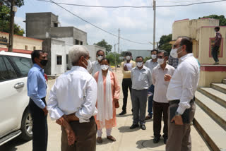 Education Secretary Dr. Vinod Rao visited Lunawada General Hospital