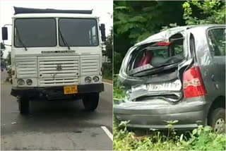 a man injured in a road accident at dundigal region medchal district
