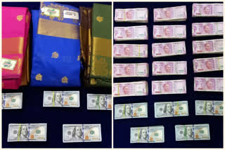 customs department seized 1 crore foreign and 30 lakh indian currency at chennai airport