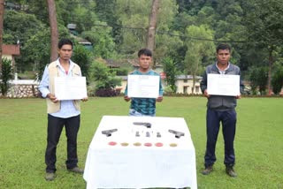 ULFA Independent Cadre apprehended in near barma indo border tinsukia assam etv bharat news