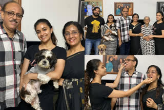 menaka and suresh kumar celebrated 33 wedding anniversary  celebrity couples menaka and suresh kumar celebrated 33 wedding anniversary  സുരേഷ് കുമാര്‍-മേനക ജോഡി  33 ആം വിവാഹവാര്‍ഷികം  കീര്‍ത്തി സുരേഷ്  സുരേഷ് കുമാറും മേനകയും  രേവതി കലാമന്ദിര്‍