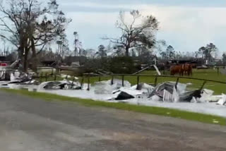 impact of powerful storm Laura