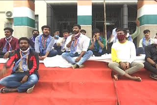 nsui initiation at gandhi bhavan and demands to postpone entrance exams