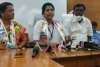 kpcc pushpa amarnath pressmeet in koppal