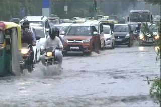 Heavy rainfall in the capital