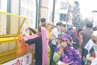 Devotees disappointed due to not seeing Taziya