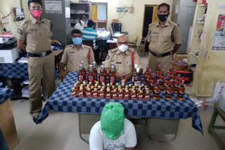 police take over telangana alcohol at venkateswarapuram