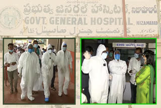 clp leader Mallu Bhatti Vikrama visit nizamabad govt hospital