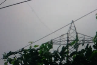 High-tension wire fell in Mithapur area