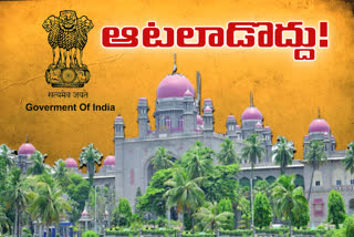 telagana High Court has directed the Central Government not to play with nature