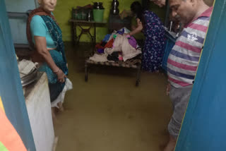 Water pouring into people's homes due to continuous rains