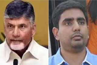 Chandrababu and Nara Lokesh pay tributes to Harikrishna