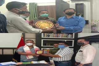 AAMSU delegation team visits Karbi Anglong DC and SP