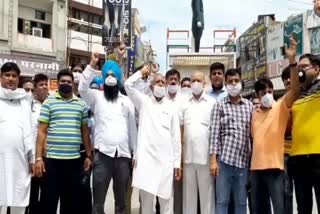 Sirsa trade board protested over market shutdown