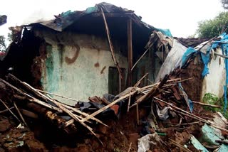 House collapsed in kawardha