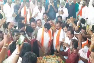 mlc c.p.yogeshwar celebrating birth anniversary