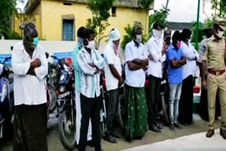 police ride on gambling spot in anantavaram in guntur district