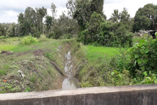 water not flowing to  agriculture land alligations