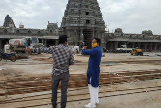 Architect wants to complete the final work with quality at yadadri temple