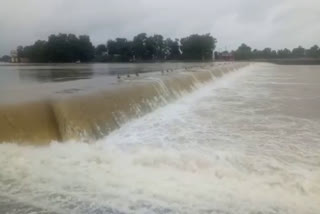 Shivnath river in spate