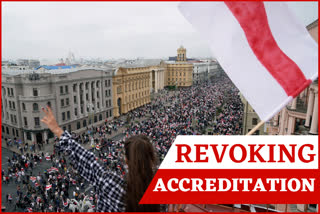 Massive protests in Belarus.