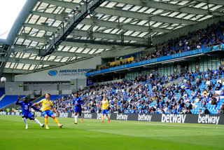 Fans return to stadium