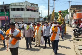Modest Ganesh Immersion Celebrations in Nirmal