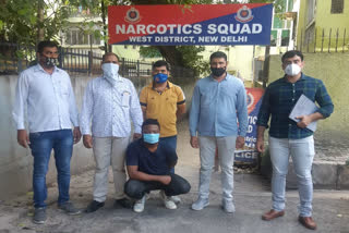 Narcotics Squad arrested a Nigerian drug peddler from Janakpuri