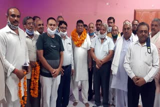 jayabhagwan mastana elected new head of charkhi dadri vyapar mandal