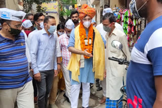 Deputy Chairman of Delhi Jal Board Raghav Chaddha inaugurated borewell in Rajendra Nagar