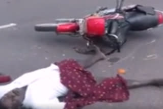 Two two-wheelers collided  at gugudu