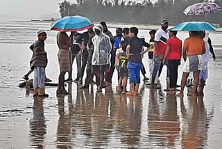 Two tourist death in Murudeshwar while there are swimming in sea