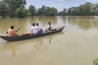 flood situation in chikhli panchayat