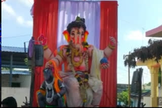 Ganesh Navratri festivities that ended modestly in Miruddi