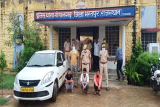 Three crooks of interstate tatlu gang arrested