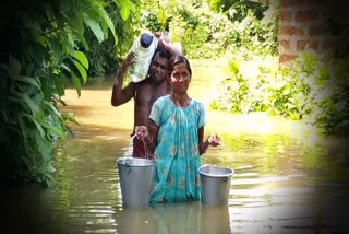 ନିମାପଡା ଧନୁଁଆ ପଞ୍ଚାୟତରେ ବନ୍ୟାଜଳ, କିପରି ରହିଛି ସ୍ଥିତି ଦେଖନ୍ତୁ...