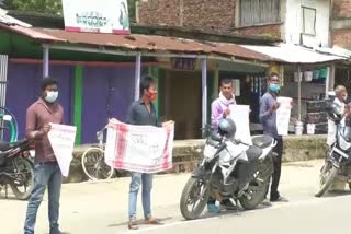 Massive Protest In Tinkhong, Protesters Demand Release To Akhil Gogoi