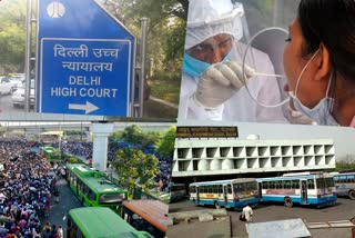 Delhi High Court directed Delhi government to set up Corona Testing Center at bus stops