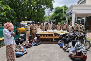 police raids on illegal liquor in ananthapur district