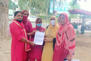 asha worker delegation meet deputy commissioner in bhiwani