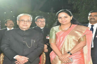 farmer mp kavitha mourns on death of president Pranab Mukherjee