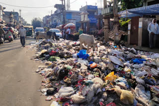 JBM company employees pick up garbage from the city after assurance of payment in sonipat