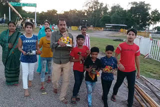 Ganesh immersion occurred in Vishal Kund amid security