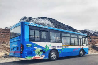 electric bus service start on nine route