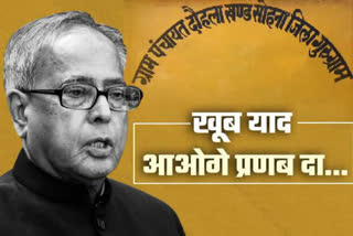 former president pranab mukherjee adopted sohna daulha village