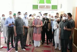 لیفٹننٹ گورنر نے درگاہ حضرتبل کا دورہ کیا
