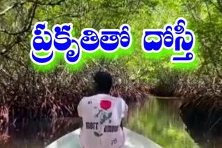 Rupesh  from Tirupati was excels as a moto vlogger for nature