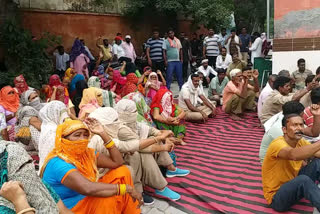 City Council workers protest in bhiwani