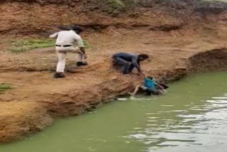 Home guard soldier rescues child who falls in immersion tank