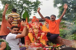 Immersion of Ganesha idols